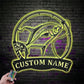 Fishing LED Metal Sign - Wix Decor