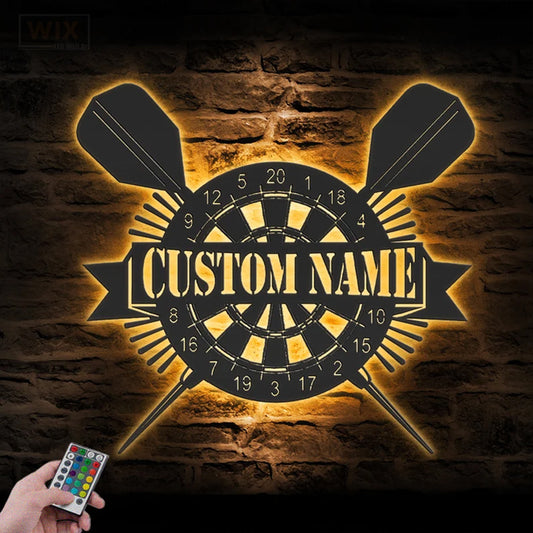Gamer Zone LED Metal Sign