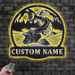 Fishing LED Metal Sign - Wix Decor