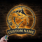 Fishing LED Metal Sign - Wix Decor