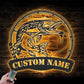 Fishing LED Metal Sign - Wix Decor