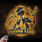 Fishing LED Metal Sign 