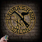 Barber & Salon Led Metal Sign - Wix Decor