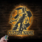Soccer LED Metal Sign - Wix Decor