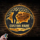 Golf LED Metal Sign 