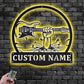 Guitar LED Metal Sign 