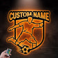 Soccer LED Metal Sign - Wix Decor